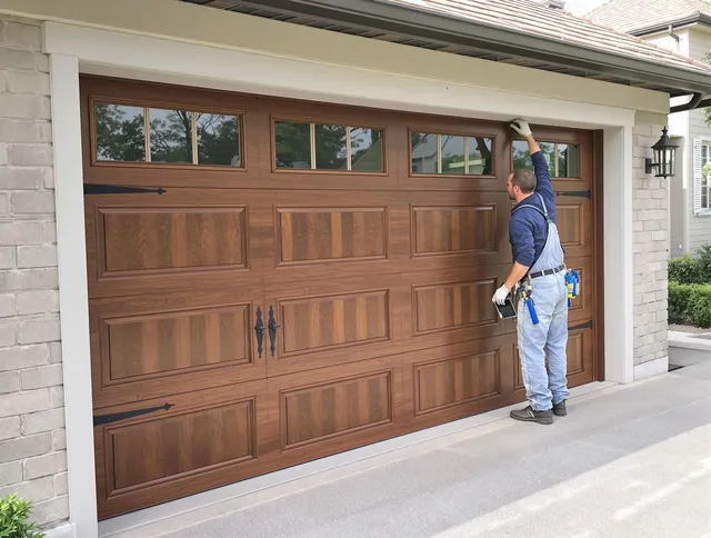 Custom garage door showcase by Waxhaw Garage Door Repair in Waxhaw
