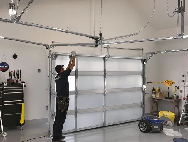 Waxhaw Garage Door Repair certified team performing precision garage door installation in Waxhaw
