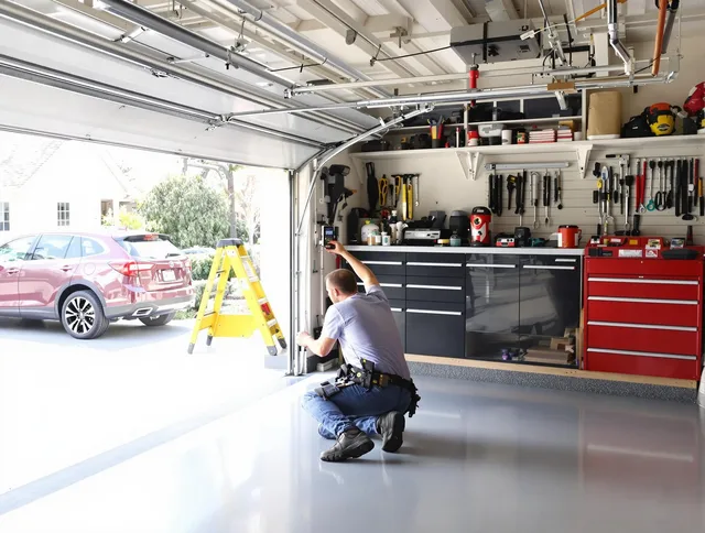Local garage door repair service by Waxhaw Garage Door Repair in Waxhaw