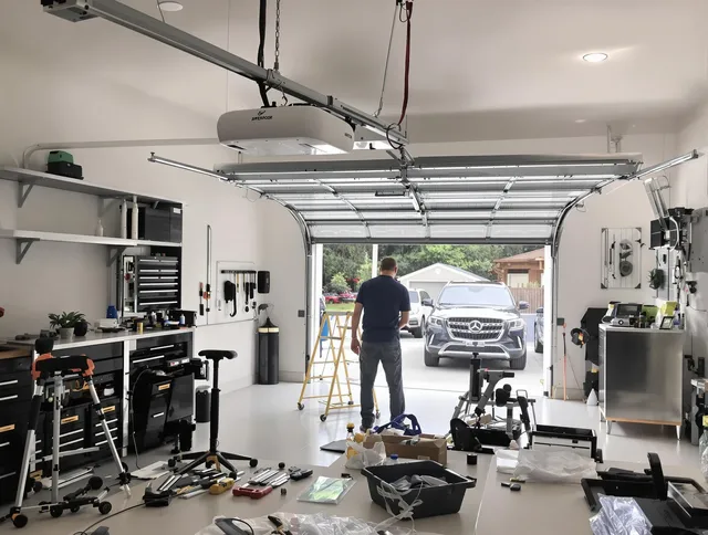 Garage door opener installation by Waxhaw Garage Door Repair in Waxhaw